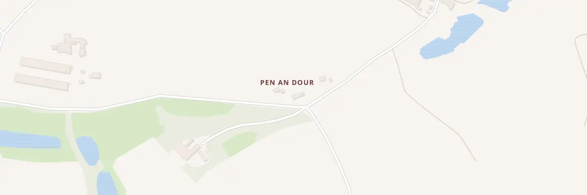 Plan du 3 Pen An Dour à Plougoulm
