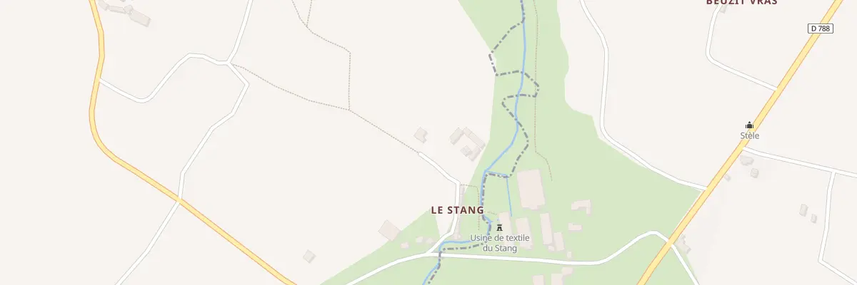Plan du 28 Le Stang à Plougoulm