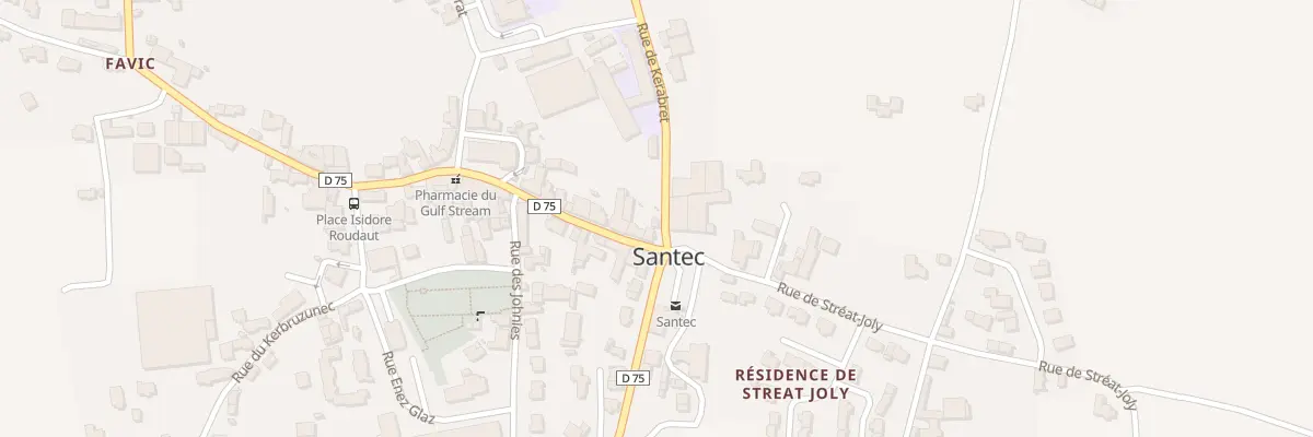 Plan du 145 Rue Yves le Morvan à Santec