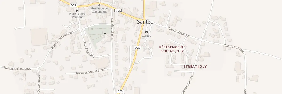 Plan du 84 Rue de la Forge à Santec