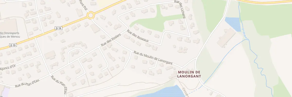 Plan du 7 Rue des Roseaux à Plouvorn