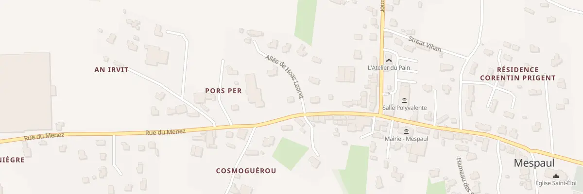 Plan du 19 All de Hoas Leoret à Mespaul