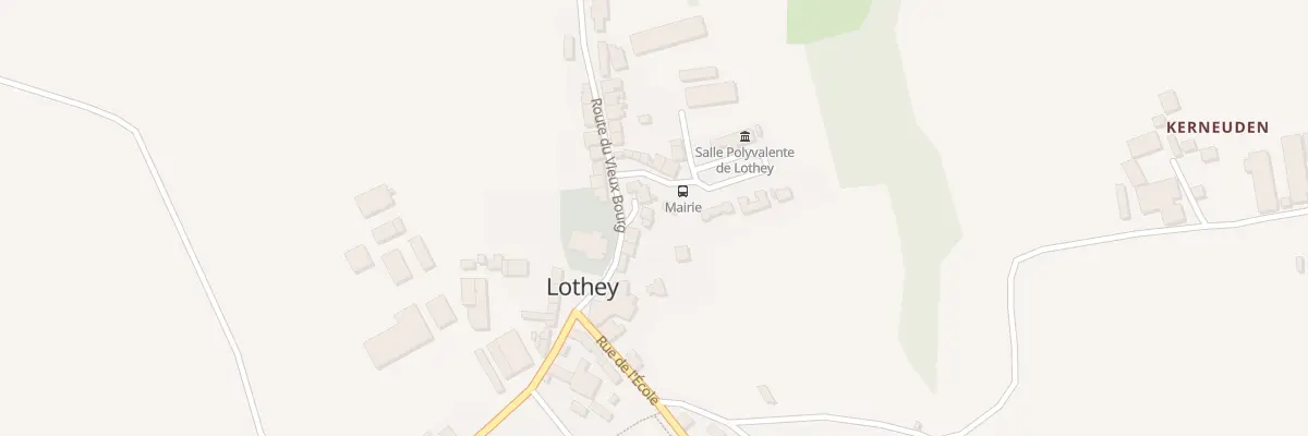 Plan du 44 Rue de la Mairie à Lothey