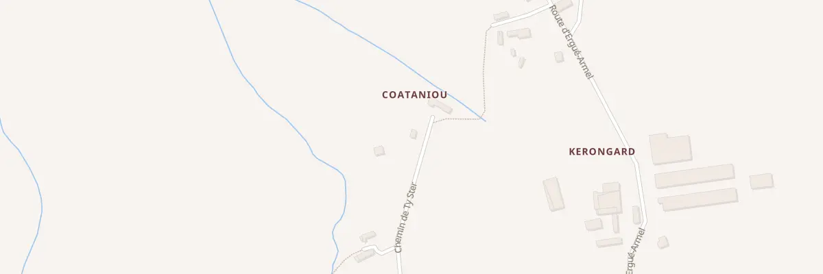 Plan du 62 Che de Ty Ster à Saint-Évarzec