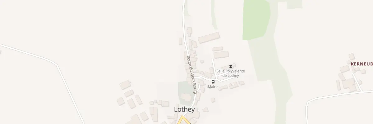 Plan du 7 Rte du Vieux Bourg à Lothey