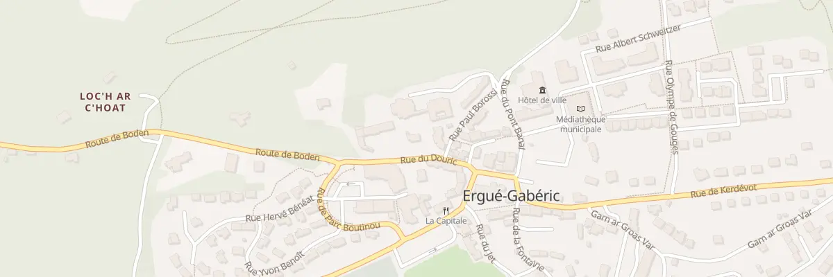 Plan du 854A Rue du Douric à Ergué-Gabéric