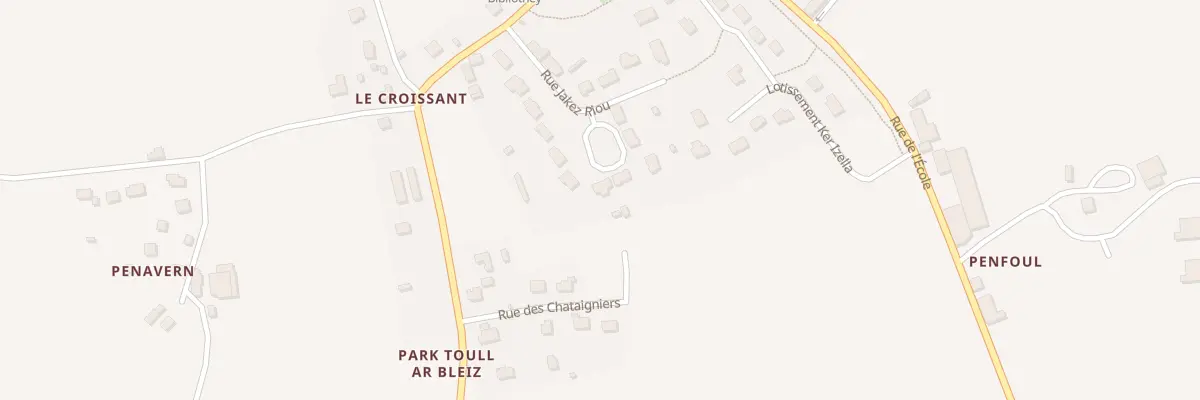 Plan du 10 Rue Jakez Riou à Lothey