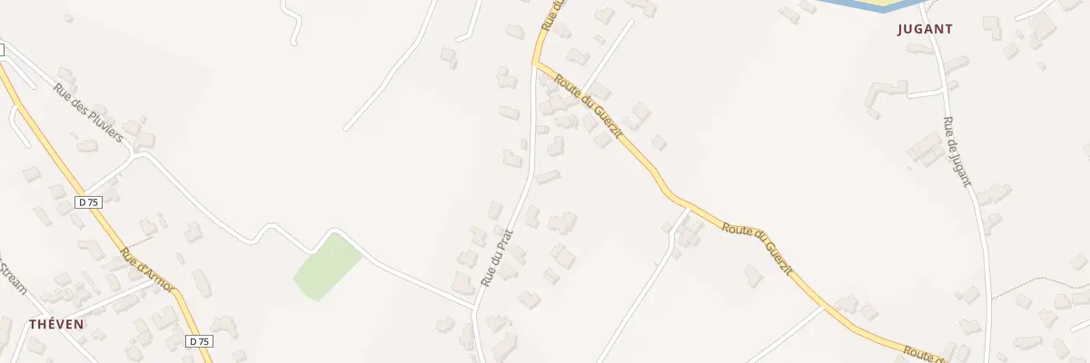 Plan du 575 Rue du Prat à Santec