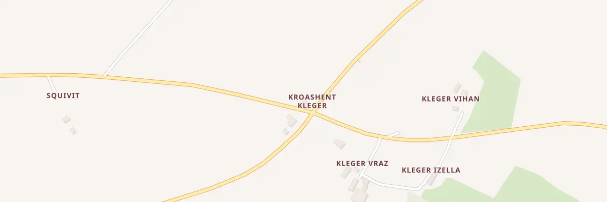 Plan du 152 Kroas Hent Cleguer à Lopérec