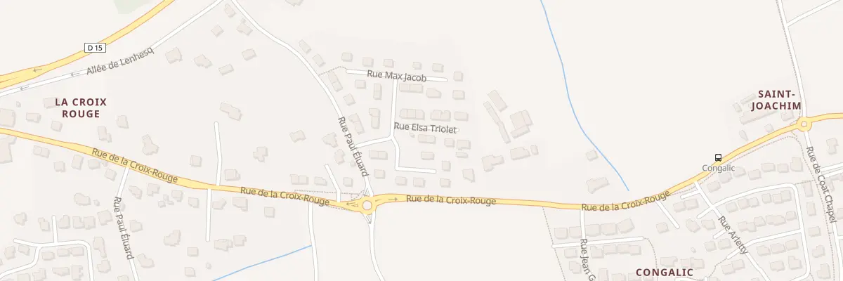Plan du 2 Rue Elsa Triolet à Ergué-Gabéric