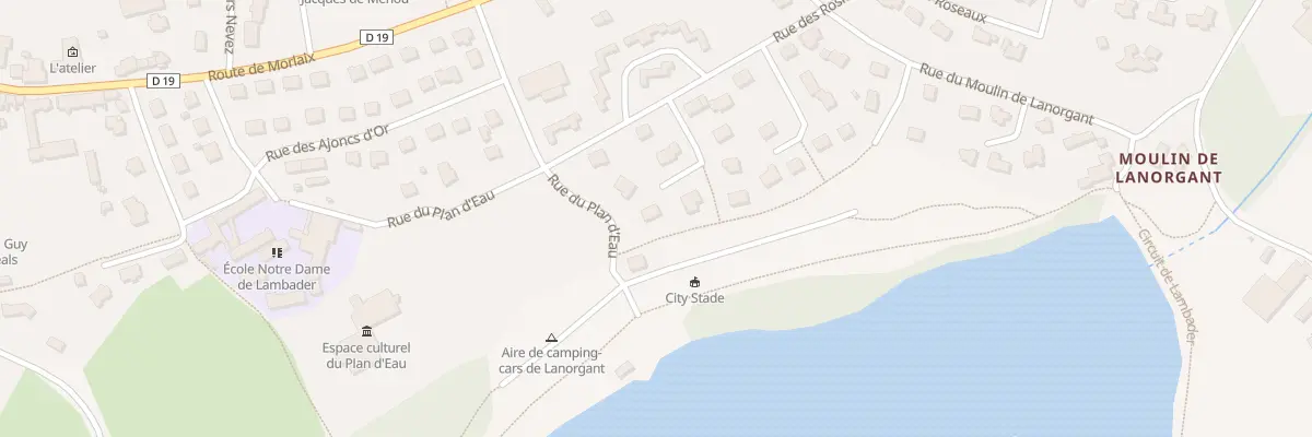 Plan du 3 Rue des Bruyères à Plouvorn
