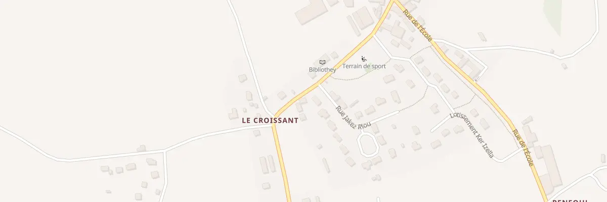 Plan du 207 Rte de Landremel à Lothey