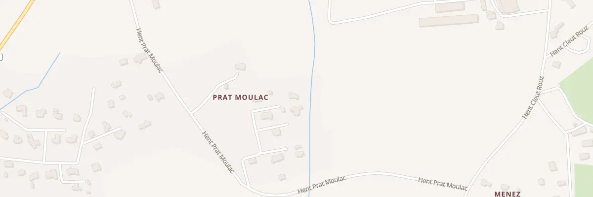 Plan du 37 Hent Prat Moulac à Fouesnant