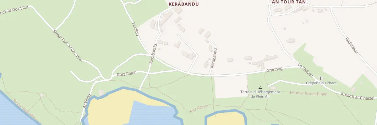 Plan du 16 Mezou Grannog à Île-de-Batz