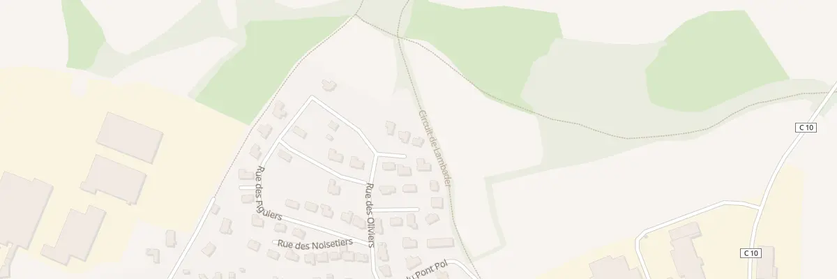 Plan du 158 Rue des Oliviers à Plouvorn