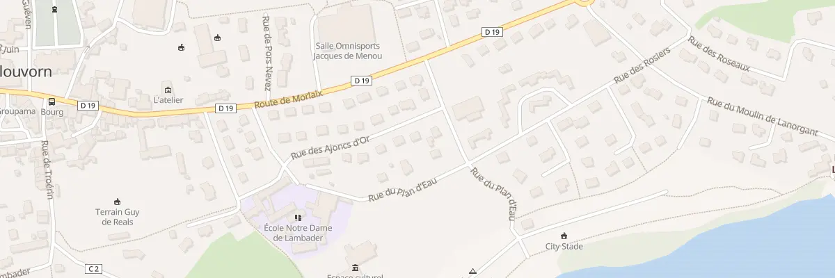 Plan du 20 Rue des Ajoncs d’Or à Plouvorn