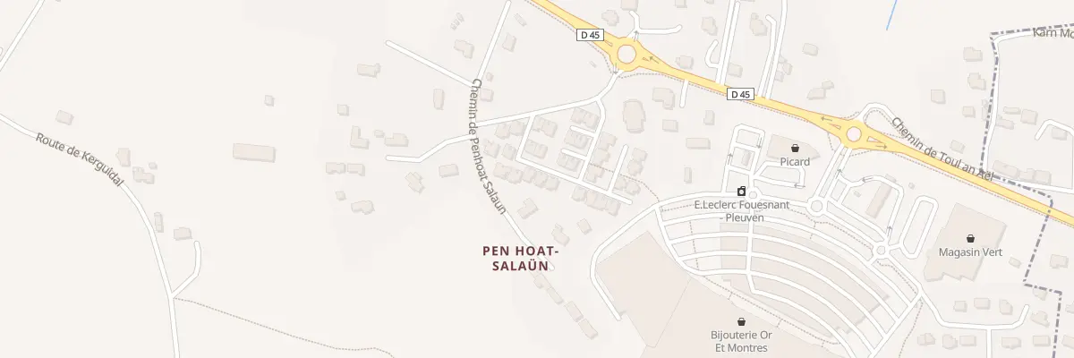 Plan du 51 Ham de Park Ar Balan à Pleuven