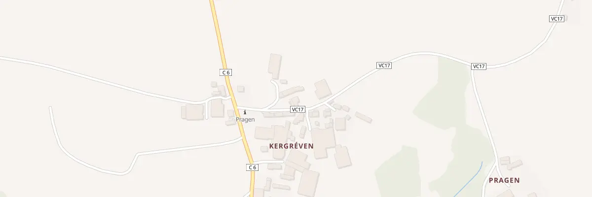 Plan du 5190 Kergreven à Lampaul-Guimiliau