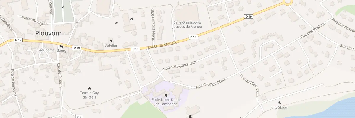 Plan du 5 Rue des Ajoncs d’Or à Plouvorn
