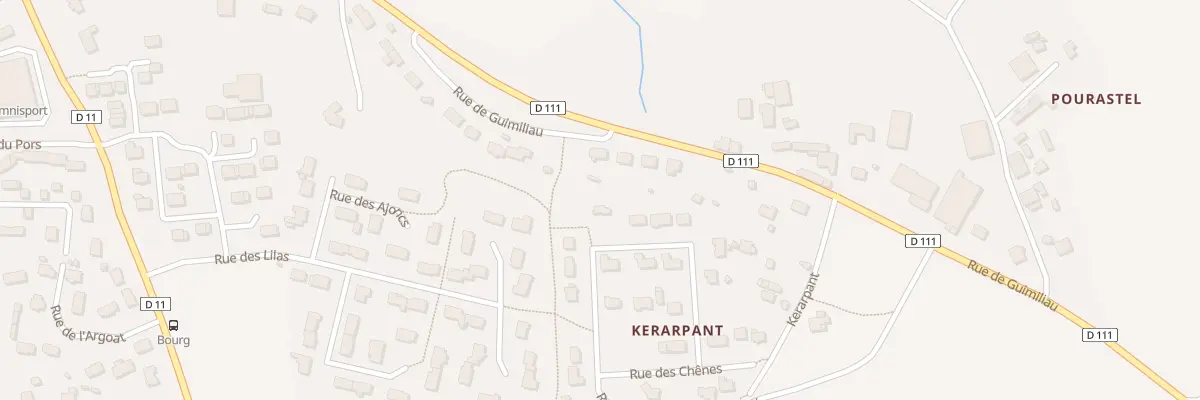 Plan du 21 Rue des Noisetiers à Lampaul-Guimiliau