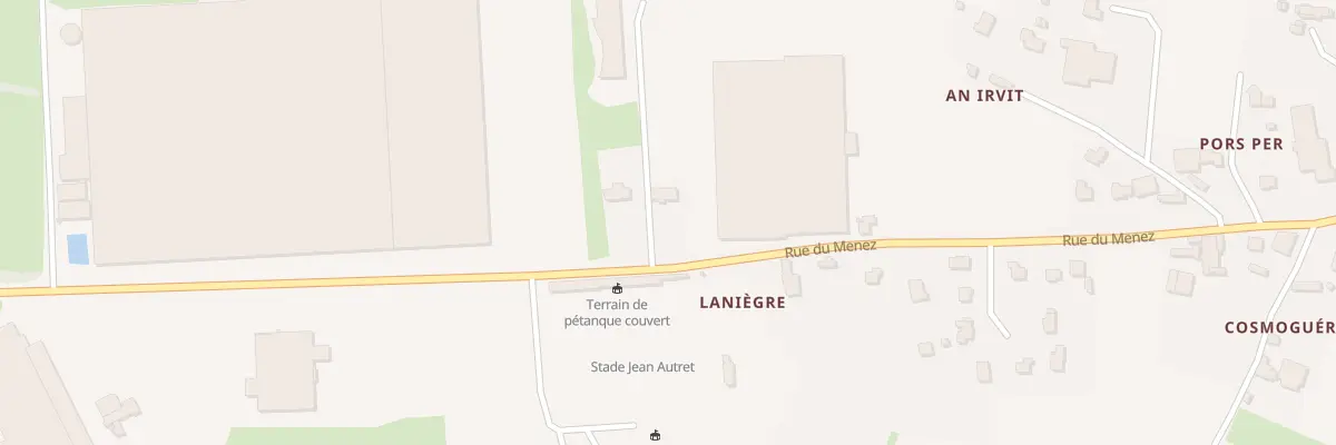 Plan du 671 Rue du Menez à Mespaul