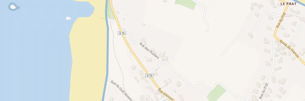 Plan du 97 Rue des Pluviers à Santec