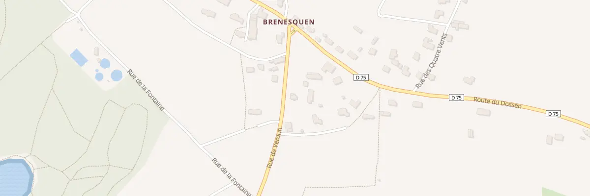 Plan du 110 Rue de Verdun à Santec