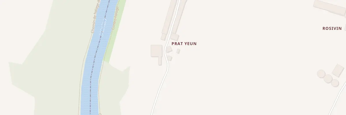 Plan du 153 Prad Yeun à Lothey