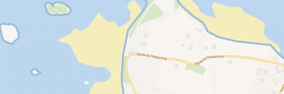 Plan du 42 Rte du Theven Prat à Santec
