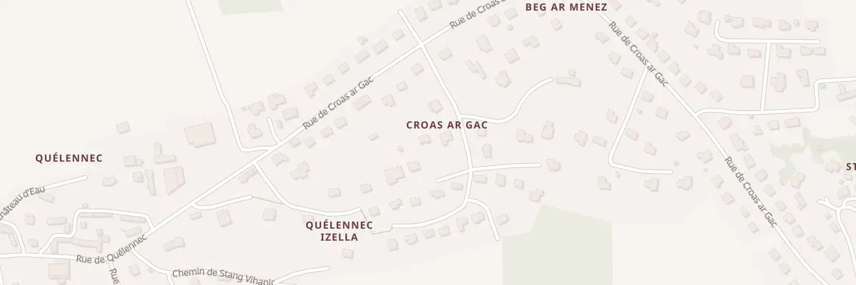 Plan du 5895F Imp de Croas Ar Gac à Ergué-Gabéric