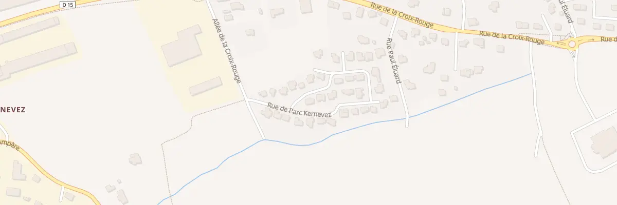 Plan du 3 Rue de Parc Kernevez à Ergué-Gabéric
