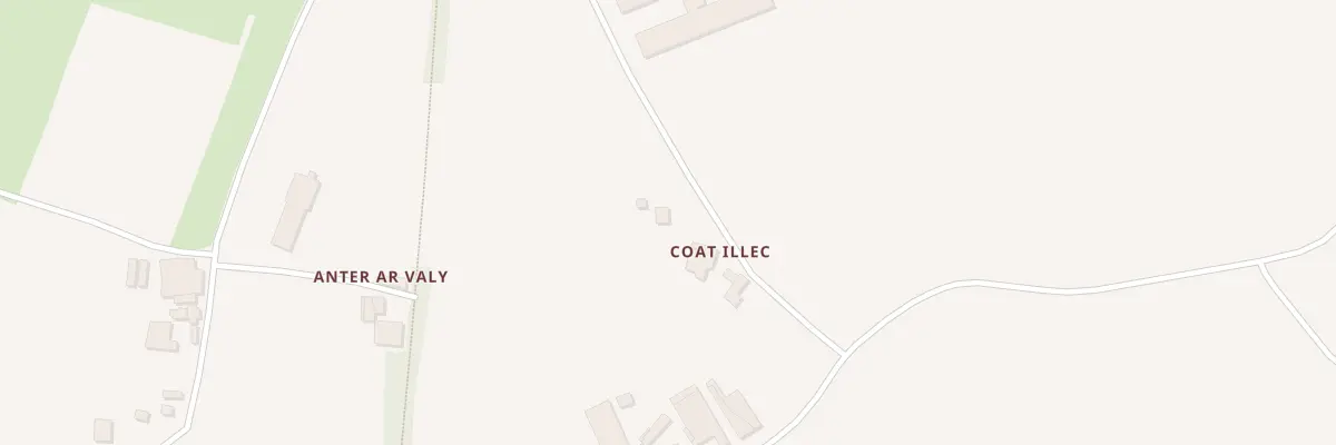 Plan du 67 Coatilec à Plouvorn