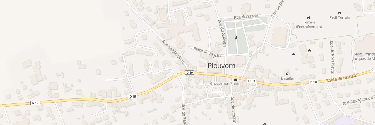 Plan du 3 Rue de Messinou à Plouvorn