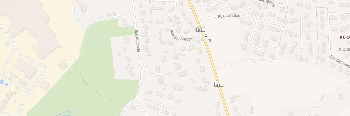 Plan du 7 Rue de l’Argoat à Lampaul-Guimiliau