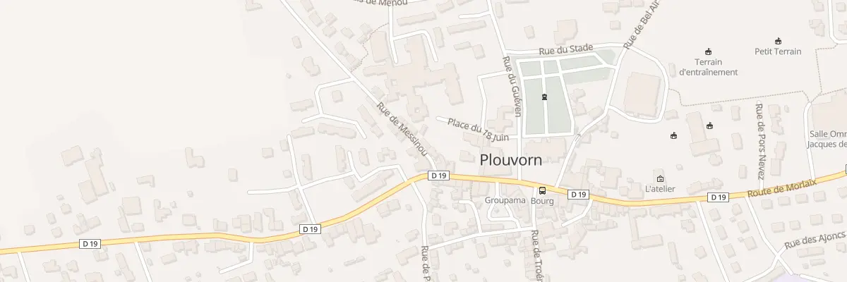 Plan du 30 Rue de Messinou à Plouvorn