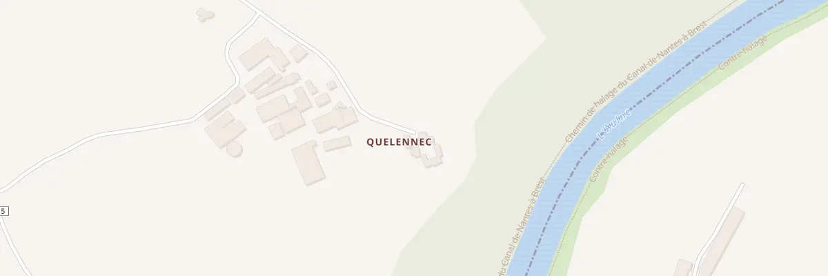 Plan du 1093 Quelennec à Châteaulin