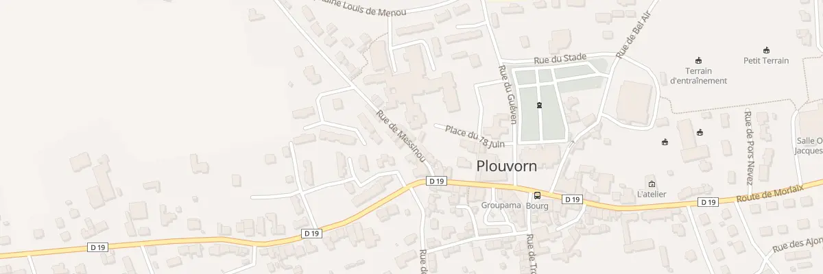 Plan du 50 Rue de Messinou à Plouvorn