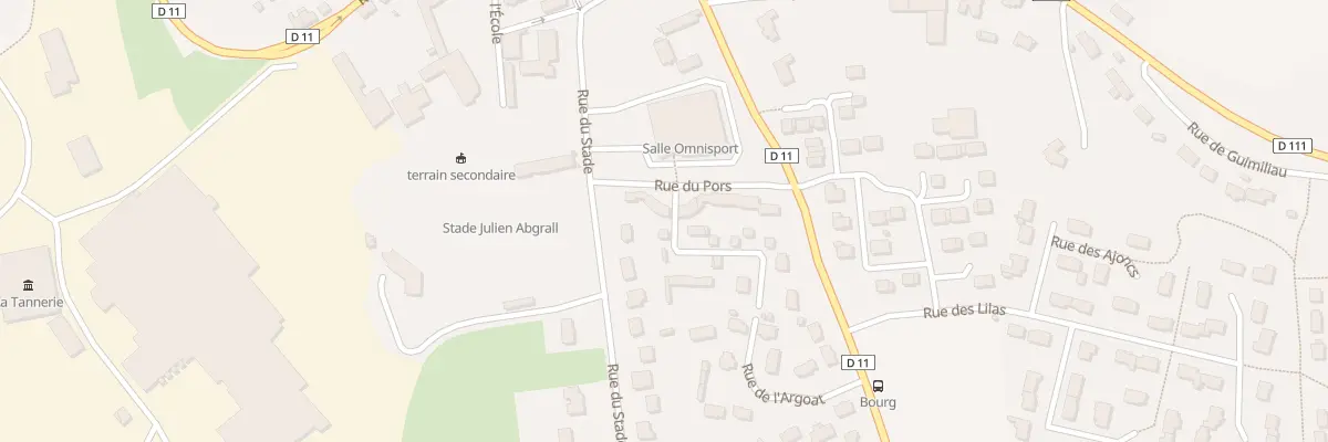 Plan du 13 Rue du Pors à Lampaul-Guimiliau