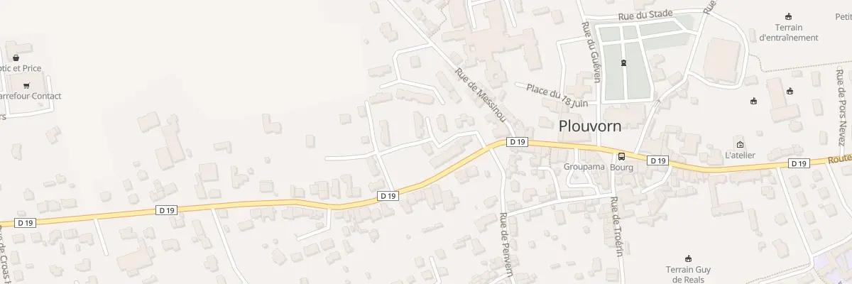Plan du 6 Res Saint Joseph à Plouvorn