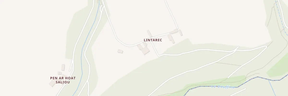 Plan du 138 Lintarec à Lopérec