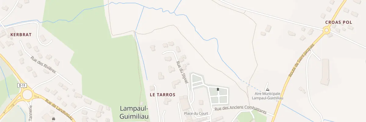 Plan du 4 Rue du Styvel à Lampaul-Guimiliau