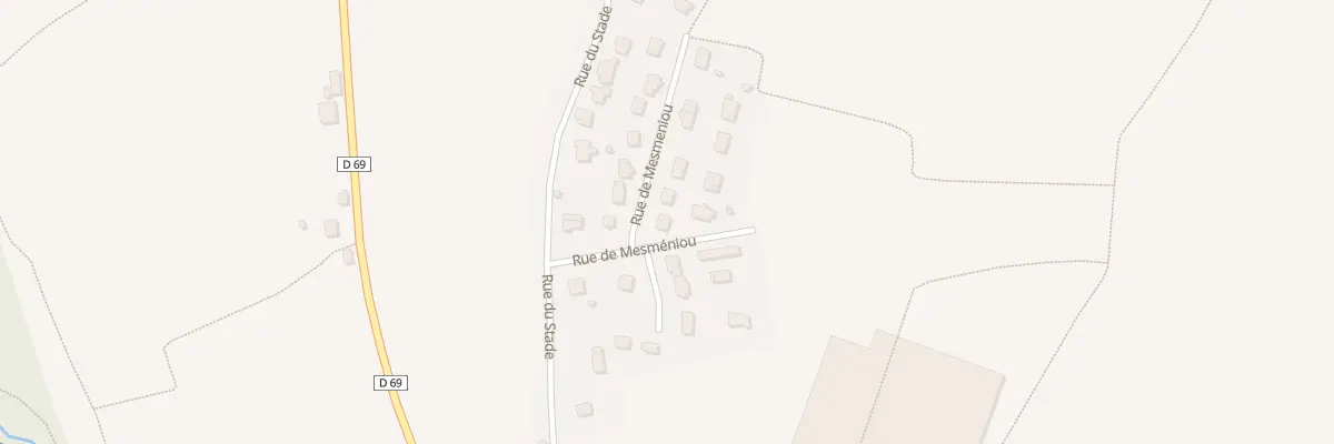 Plan du 12 Rue de Mesmeniou à Plougoulm