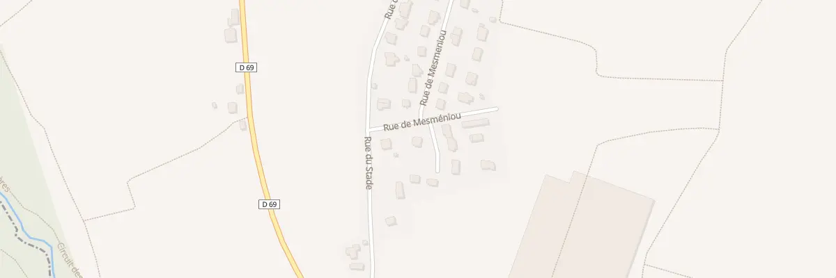 Plan du 5 Rue de Mesmeniou à Plougoulm
