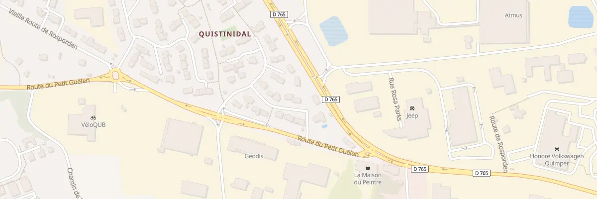 Plan du 19 Rue George Washington à Quimper
