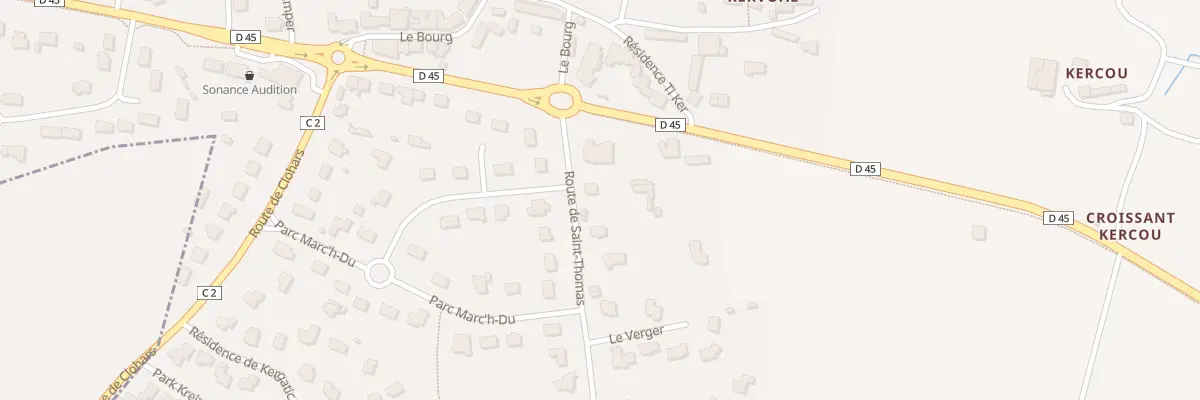 Plan du 3 Rte de Saint Thomas à Pleuven