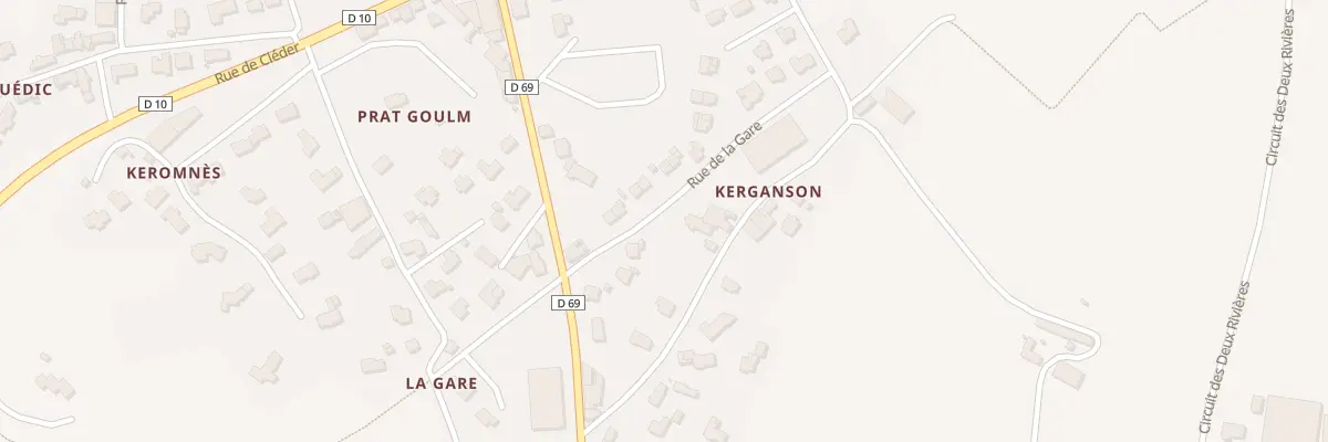 Plan du 171 Rue de Kerganson à Plougoulm