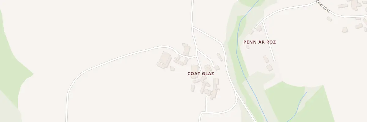 Plan du 1463 Rte de Coat Glaz à Briec