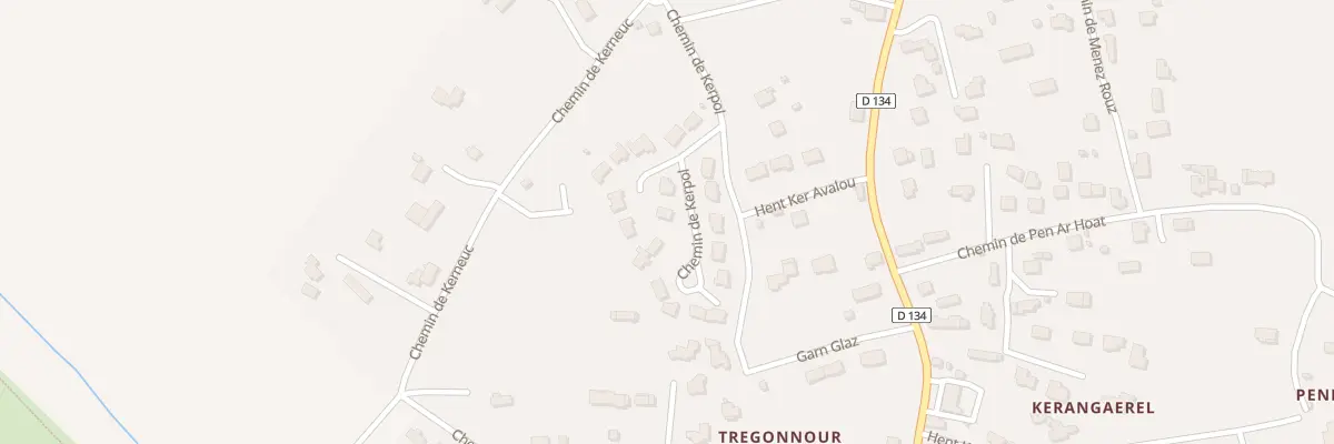 Plan du 126 Che de Kerpol à Fouesnant