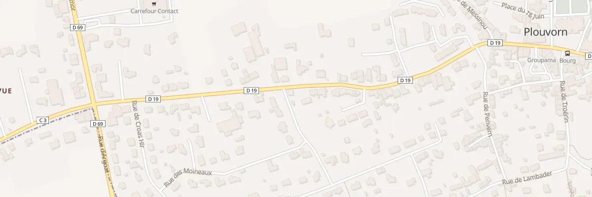 Plan du 23 Rue du Vieux Manoir à Plouvorn