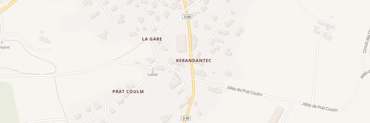 Plan du 48 Prat Goulm à Plougoulm